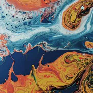 abstract background with swirls multicolor splashes of paints