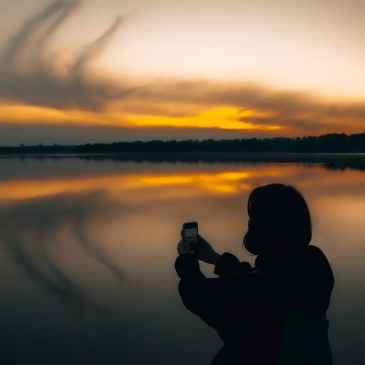 light sea dawn landscape